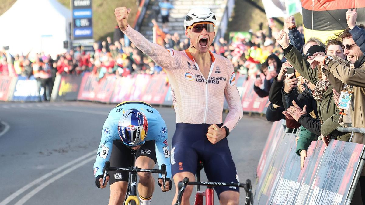 Van der Poel gewinnt Gigantenduell bei der Cyclocross-WM