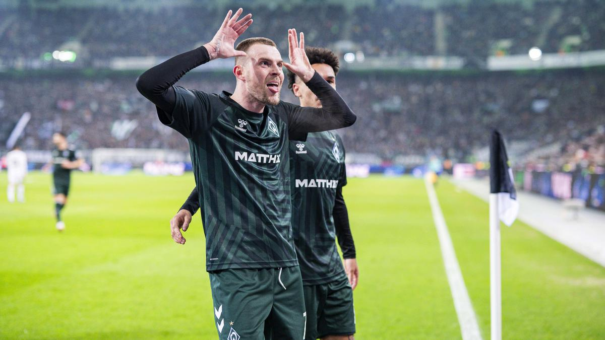 Ducksch rettet Werder einen Punkt in Gladbach