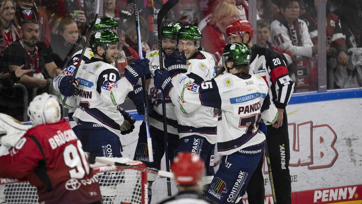Eisbären Berlin gewinnen Spektakel gegen die Haie